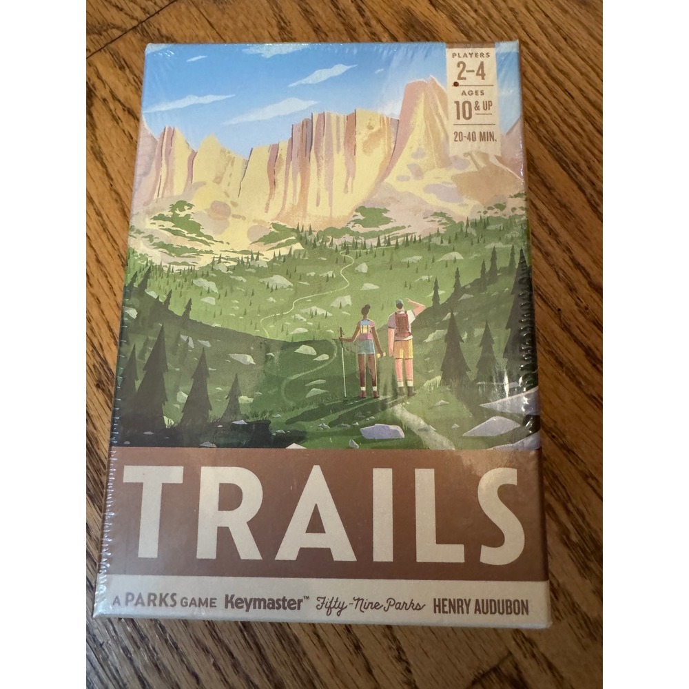 NEW Sealed Keymaster Games TRAILS Board Game National Parks Series Family